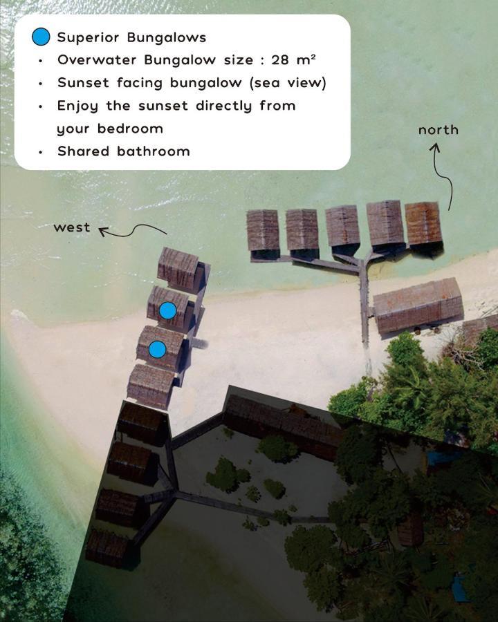 Kri Raja Ampat Bungalows Eksteriør billede